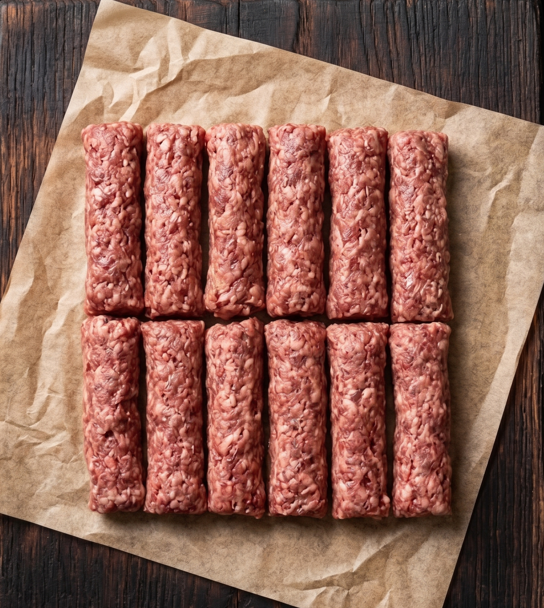 Raw Ćevapi — Fresh hand-formed Bosnian beef sausages for home grilling